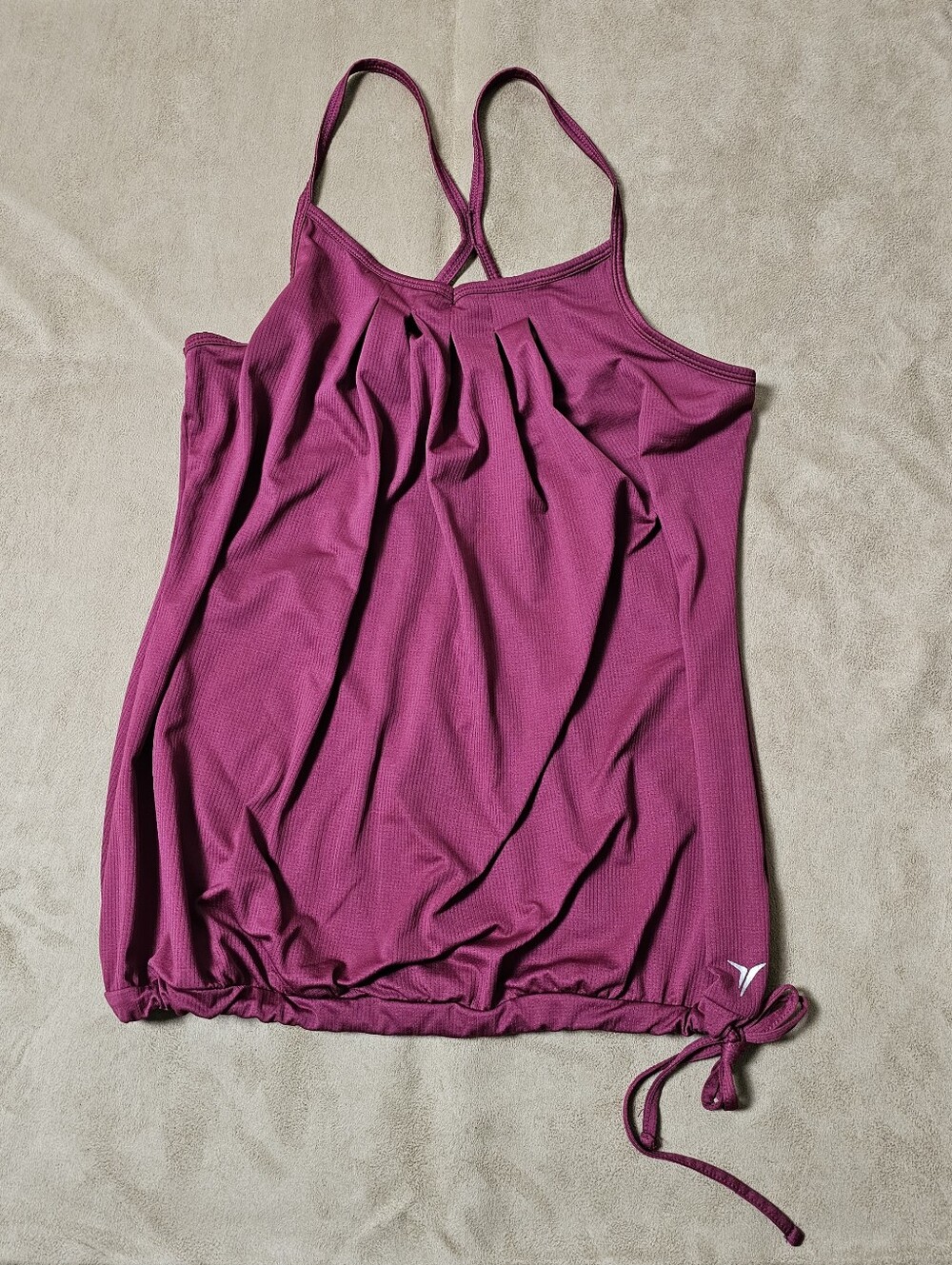 Old Navy Women’s Lightweight Berry Drawstring Tank Top S